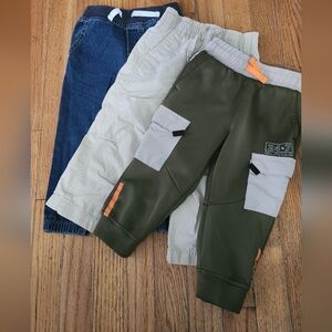 Bundle 3 pants for toddler boy size 2T